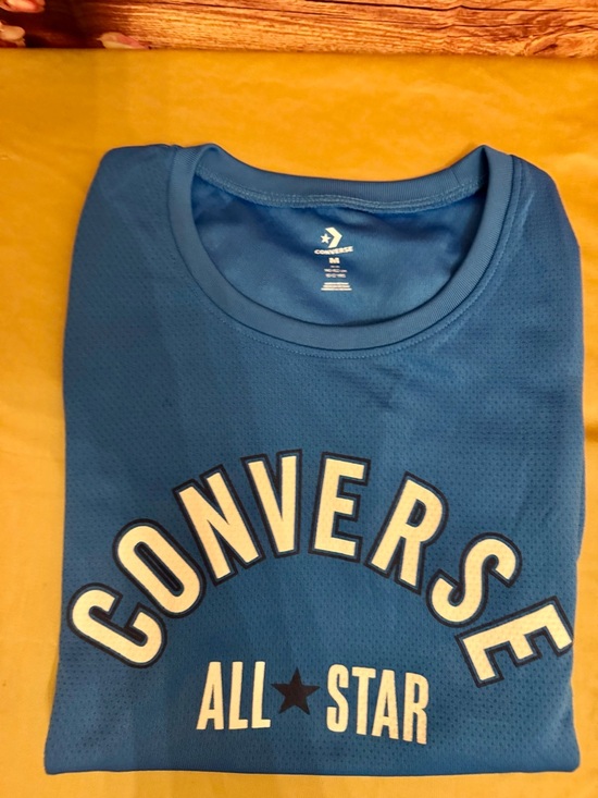 Converse Other - Converse Boys Blue Athletic Tank Top All Star Mesh Size M Youth